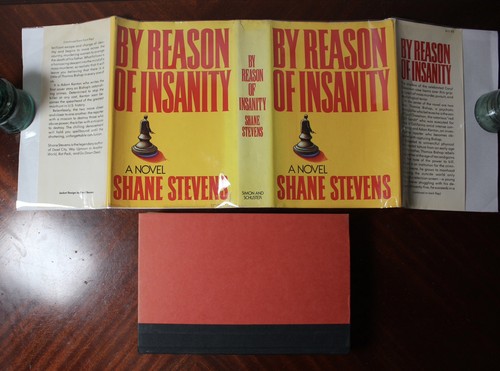 By Reason Of Insanity, Shane Stevens 1979 1st Printing HCDJ VG/Good - Imagen 13 de 14