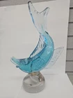 Vintage Murano Glass Fish Turquoise