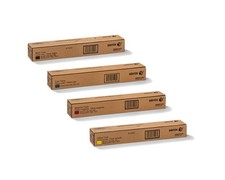 GENUINE XEROX 550 560 570 TONER CARTRIDGE SET CMYK 006R01525/26/27/28