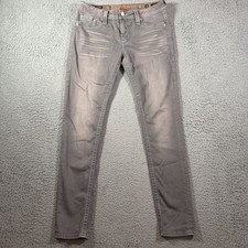 Rock Revival Arjean Women  s 31 Skinny Gray Thick Stitch Buckle