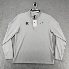 Nike Dri-Fit Victory 1/4 Zip Golf Jacket Pullover Mens Large Gray 70.00