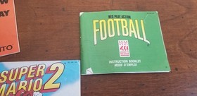 Dungeon Magic Football Super Mario 2 Nintendo NES Manual Only Instruction  + bon