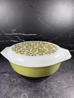 Vintage Pyrex #045 Casserole 2.5qt Verde Olive Vintage Dish W/ Lid Avocado Green