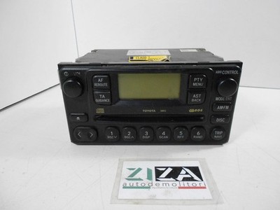 Autoradio mit CD-Player für Toyota RAV4 XA20, Baujahr 2002, Teilenummer 86120...
