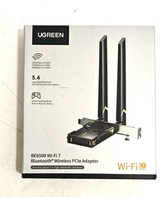 UGREEN BE6500 Wi-Fi 7 Bluetooth 5.4 PCIe Adapter NEU OVP