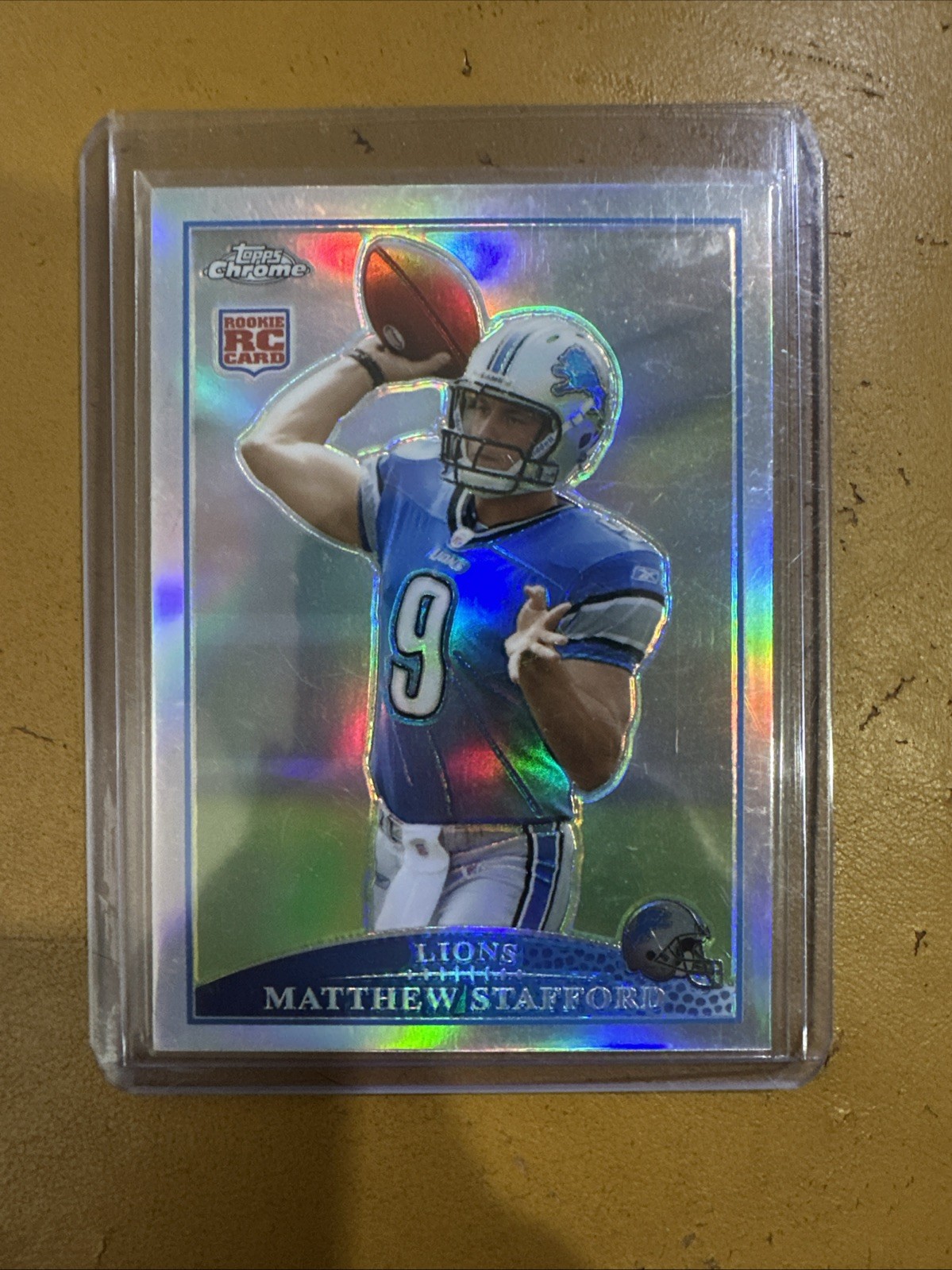2009 Topps Chrome - Matthew Stafford #TC210 Refractor (RC)
