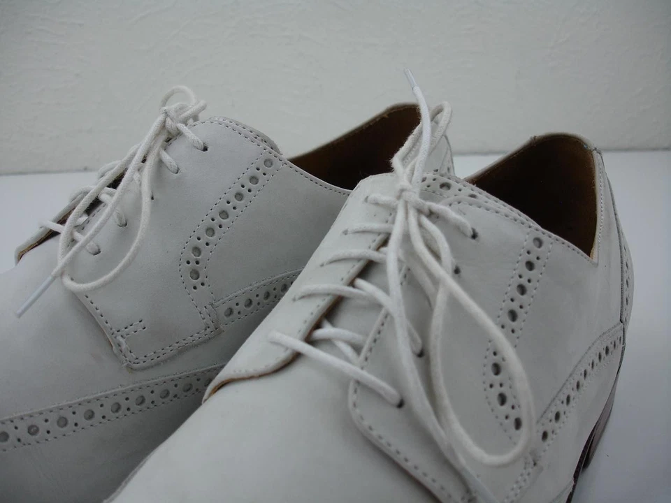 Para hombres Talla 13 M Cole Haan Great Jones Punta de Ala Zapatos Oxford Gamuza Bucks Bucs Brogue Foto 4 de 4