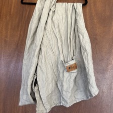 Kyte Baby 100 Linen Ring Sling Neutral Baby Wrap Carrier Beige Natural Boho 78"