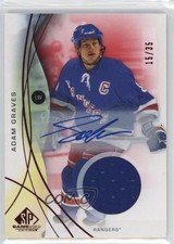 2024 Upper Deck SP Game Used Legends Red Jersey 15/35 Adam Graves #197 Auto 1t1p