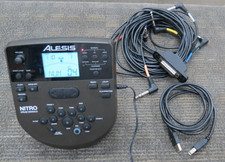 ALESIS DM7X NITRO DRUM MODULE WITH CABLES AND POWER ADAPTER