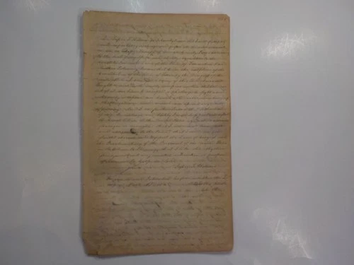 Civil War Confederate Document Slavery Abolition 1864 Orange County Texas VTG CS