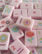 Pink Woodlands Mahjong Set 160Tiles Set Free Shipping