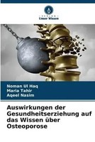 Noman Ul Haq (U. A.) | Auswirkungen Der Gesundheitserziehung Auf Das Wissen...