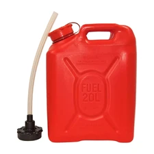 Brand New Scepter Red Military Fuel Can (MFC) 5 Gallon / 20 L With New Spout.