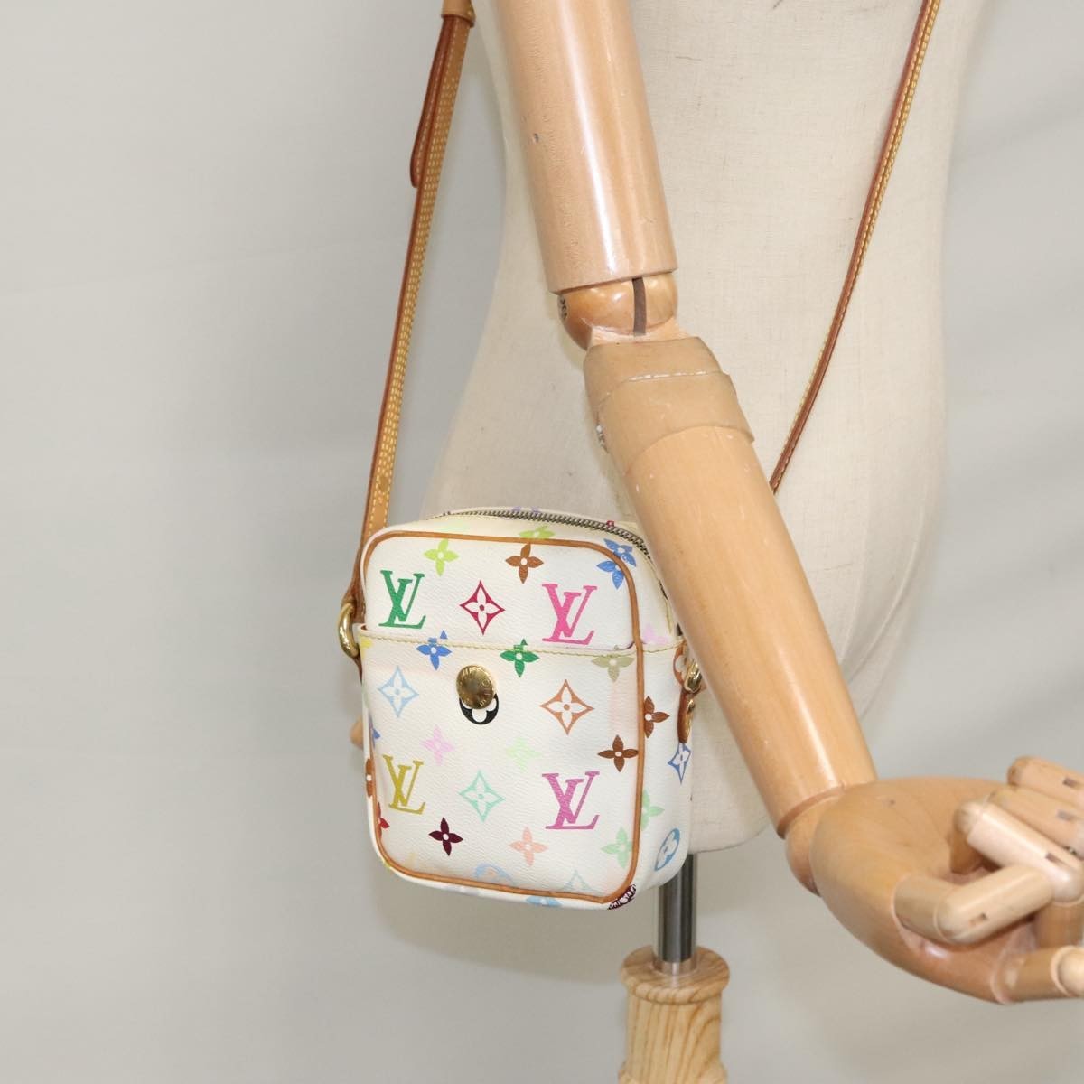 Louis Vuitton Rift Monogram Multicolor White Canvas Shoulder Bag — image 14