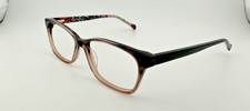 VERA BRADLEY REAL EYEGLASS GRACE DESERT FLORAL DSF BLACK W/ FLORAL 53-15-135