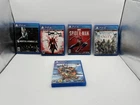 PS4 Game Lot Mortal Kombat XL Spider-Man DMC Assassin’s Creed Just Cause 3