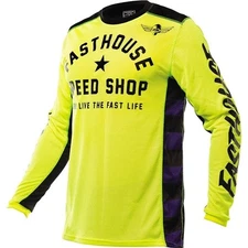Fasthouse Originals Air Cooled Vented Youth Motocross Jersey | Flo Yellow/Black