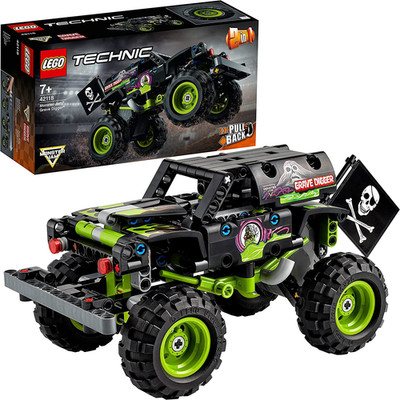 LEGO 42118 Technic Monster Jam Grave Digger Truck, Gelände-Buggy, 2In1 Auto-Set,