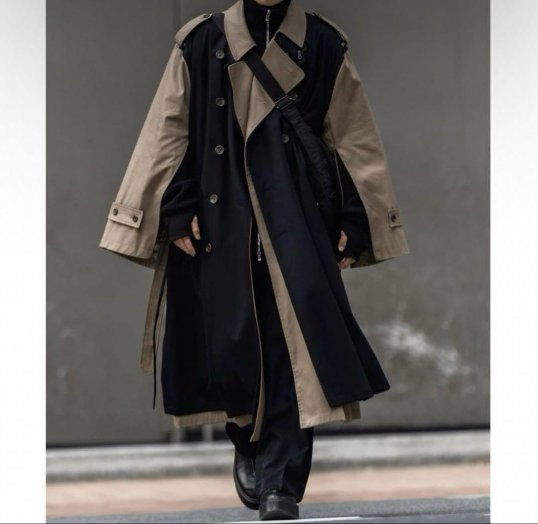 Stein 22Aw Double Lapelled Trench Coat S | eBay Stein 22Aw Double Lapelled Trench Coat S | eBay