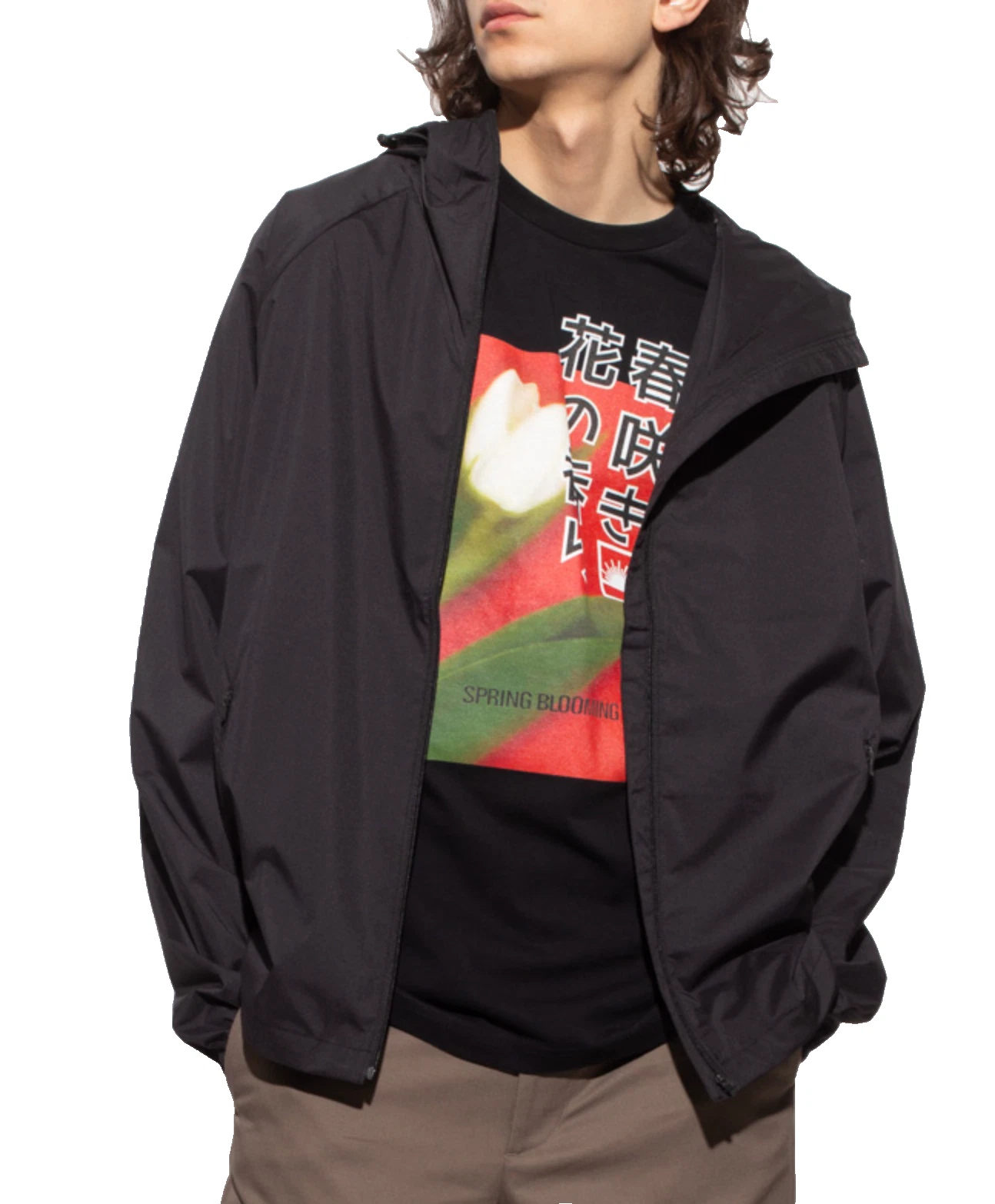 Kenzo K-Tiger Windbreaker Jacket Bomber Hooded Blouson Coat Parka Hoodie Size XS