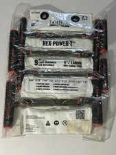 Eklind Hex-Power-T Set Of 9 SAE Hex Keys Non Slip Comfort Grip Gently Used