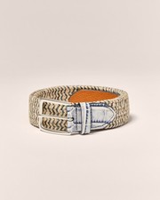 Crocco Tip Italian Linen Belt johnnie-O Mens Size 36 7848431 