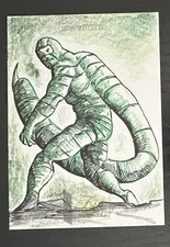 2019 Marvel Flair Scorpion Artist R Soriano Auto Sketch Card #1/1