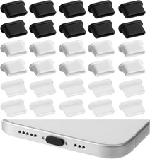 30Pcs Type C Dust Plug Set, Silicone USB C Anti Cover Caps Charging... 