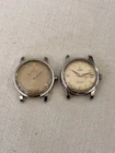 Lot Of 2 Vintage Omega Seamaster Automatic Watches Stainless Steel SOLD AS IS