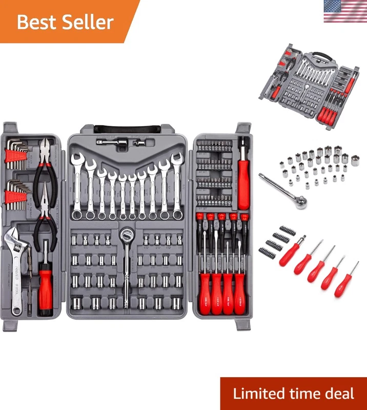 123-123 Piece Socket Wrench Tool Set with Toolbox
