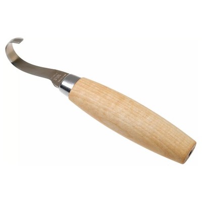 Morakniv 164 Hakenmesser Holzschnitzmesser Edelstahl Holzgriff Naturholz