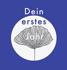 Dein erstes Jahr: Babyalbum dunkel-blau, zum Eintragen der schnsten Momente und