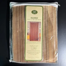 (1)  TAB TOP PANEL 50" x 95" Style: Alliance, Color: Taupe LINENS N THINGS NOS