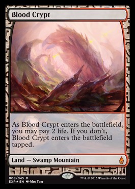 Magic MTG - Blood Crypt - Battle of Zendikar Expeditions - EXC - EN - FOIL
