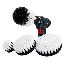 4er Set Bohrmaschinenbürste Reinigungsbürste Akkuschrauber Auto Polster Bürste