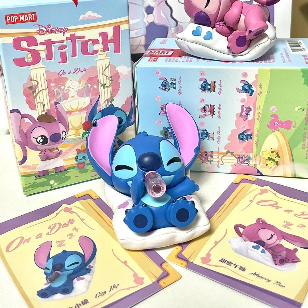 POP MART Disney Stitch コレクションボックス Disney Stitch Dating Series BlindBox Confirmed Figure Cozy