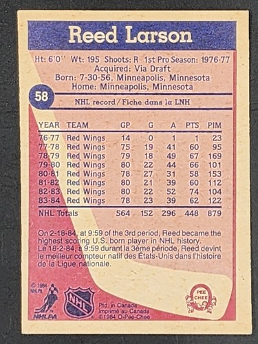 AUTOGRAPHED 1984-85 O-PEE-CHEE HOCKEY CARDS YOU SELECT (#1-341, SOME NOT SIGNED) - Picture 83 of 503