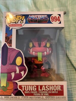 funko pop masters of the universe tung lashir. DAMAGED BOX. SEE PICTURES
