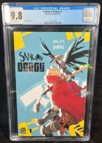 Samurai Doggy #1 CGC 9.8 2022 AfterShock Comics 1st Print