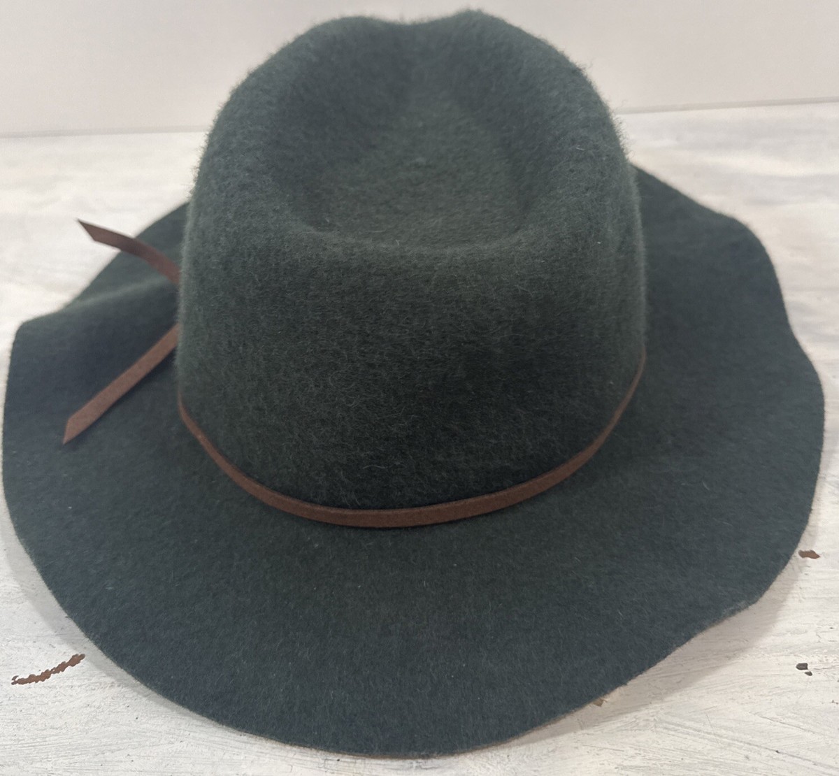 Brixton Valley Fedora Moss Green One Size Messer Coolmax Safari Fedora Hat – Village Hat Shop main image 4