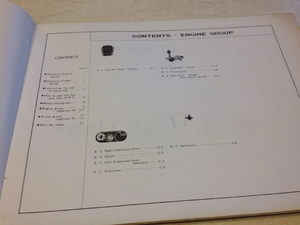 Honda CR125M2 CR125 M2 Cr 125 Piezas List Catálogo Pieza Suelta - Imagen 2 de 4