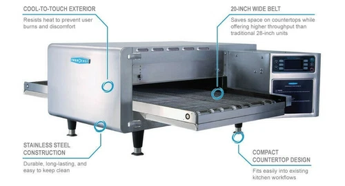 Turbochef HHC 2020 - Ventless Single Belt Conveyor Oven - Picture 4 of 4