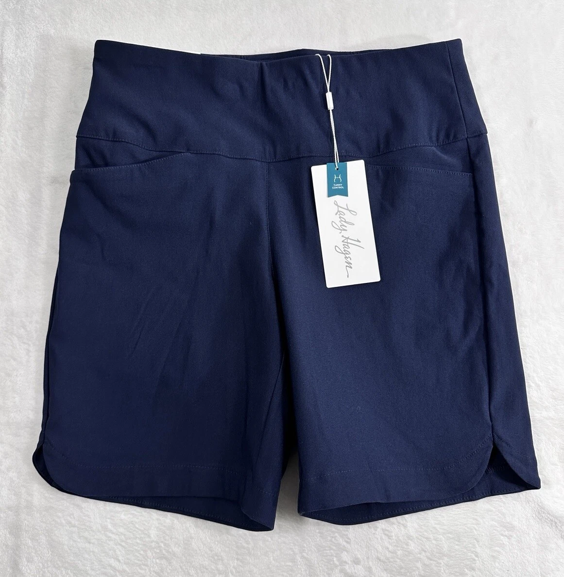 Short Jupe De Golf Lady Hagen Taille 8 - Bleu Violet à Carreaux