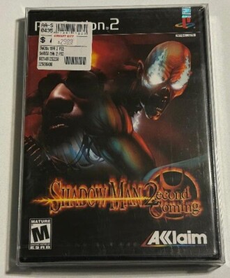 Shadow Man: 2econd Coming (Sony PlayStation 2, 2002) Brand New. Loose Disk.