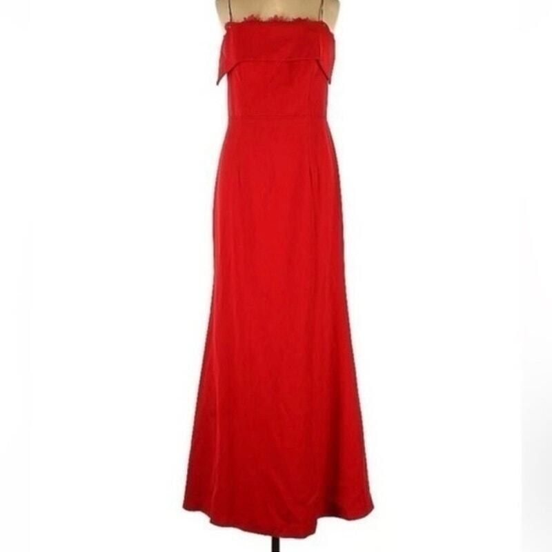 js collections red dress Red Column Gown by JS Collection