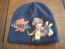 Bakugan Battle Brawlers Anime Navy Blue Knit Hat Cap Small