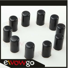 Tapas de vacío de silicona ID de 10 mm 3/8" de 10 piezas tapón tapón tapón tapón negro