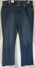 Lauren Ralph Lauren Jeans Womens Size 10 Modern Bootcut Mid Rise Green Label