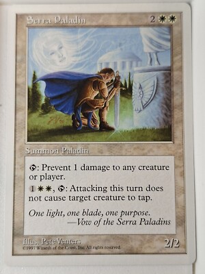 Serra Paladin - 5th Edition Core Set - Magic the Gathering MTG Nice!